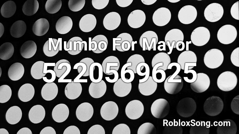 Mumbo For Mayor Roblox ID