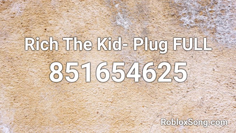 RTK- Plug FULL Roblox ID