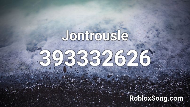 Jontrousle Roblox ID