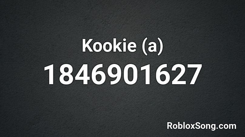 Kookie (a) Roblox ID