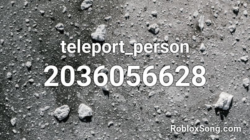 teleport_person Roblox ID