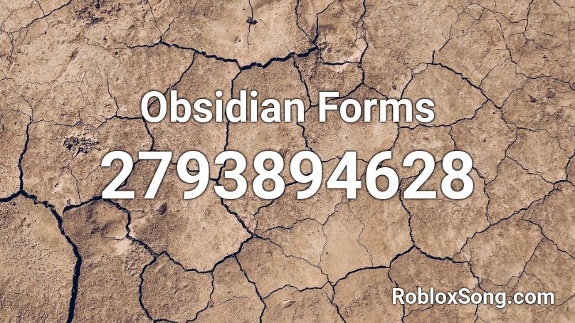 Obsidian Forms  Roblox ID