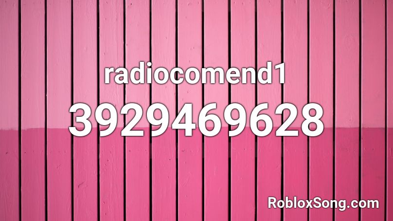 radiocomend1 Roblox ID