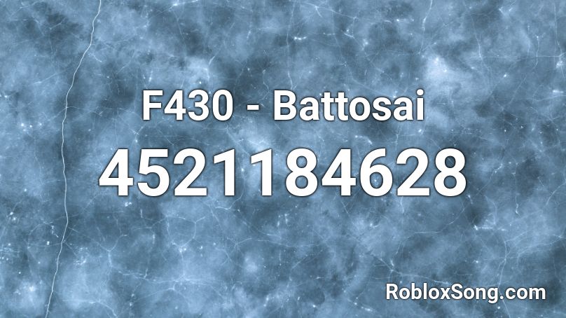F430 - Battosai Roblox ID