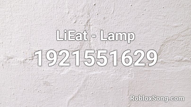 Lamp Roblox ID