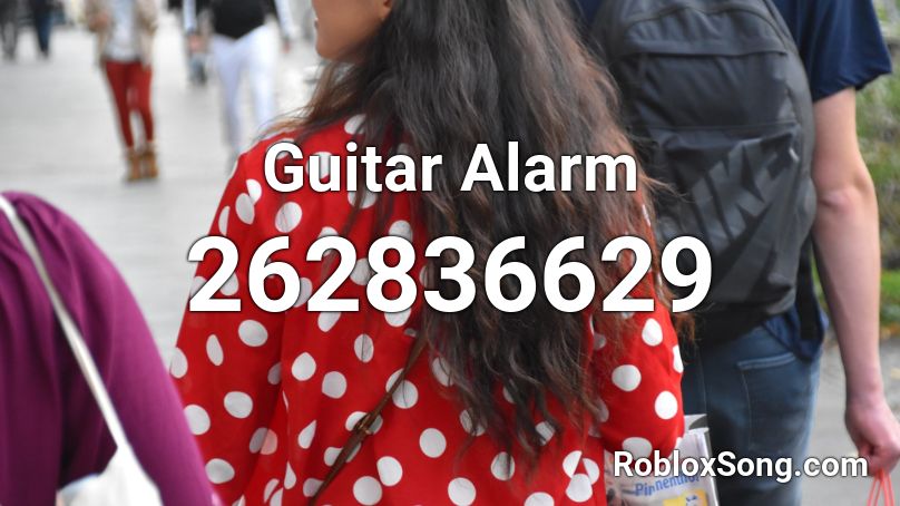 Guitar Alarm Roblox ID