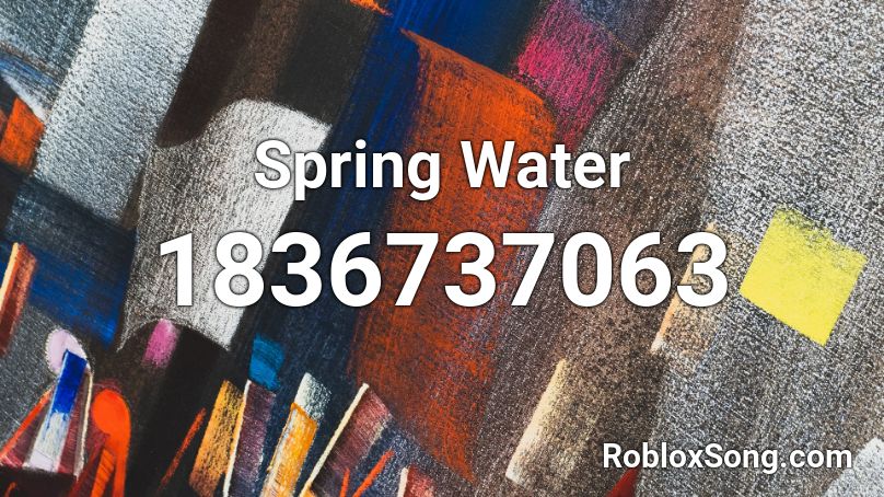 Spring Water Roblox ID