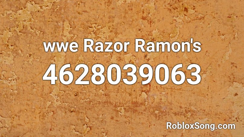 wwe Razor Ramon's Roblox ID