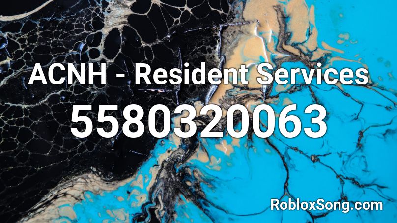 ACNH - Resident Services Roblox ID
