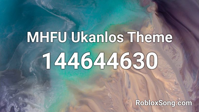 MHFU Ukanlos Theme Roblox ID