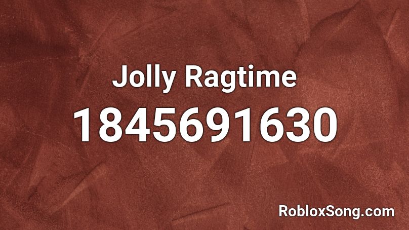 Jolly Ragtime Roblox ID