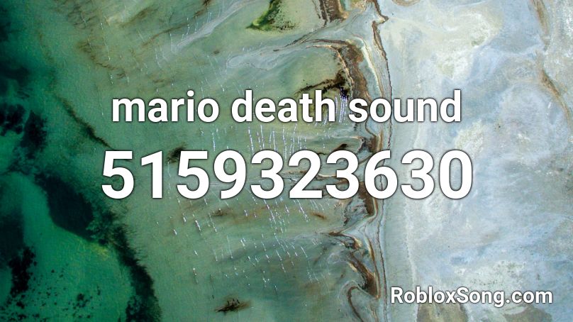 mario death sound Roblox ID