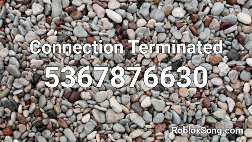 Connection Terminated Roblox ID
