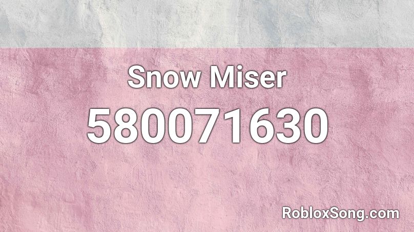 Snow Miser Roblox ID