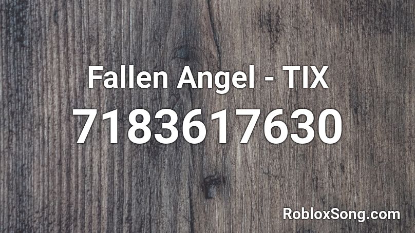 Fallen Angel - TIX Roblox ID