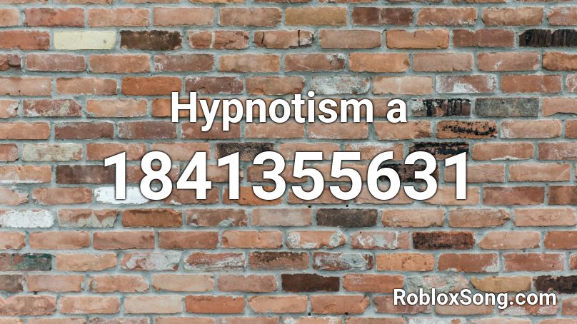 Hypnotism a Roblox ID