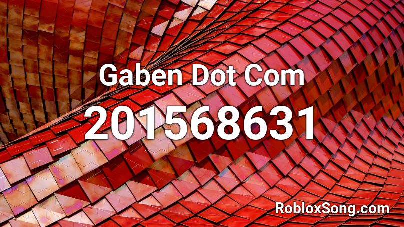 Gaben Dot Com Roblox ID