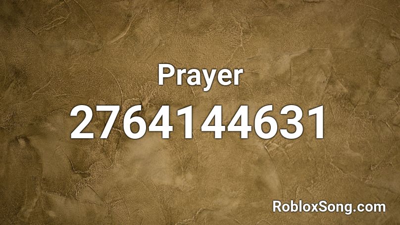 Prayer Roblox ID