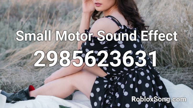 Small Motor Sound Effect Roblox ID