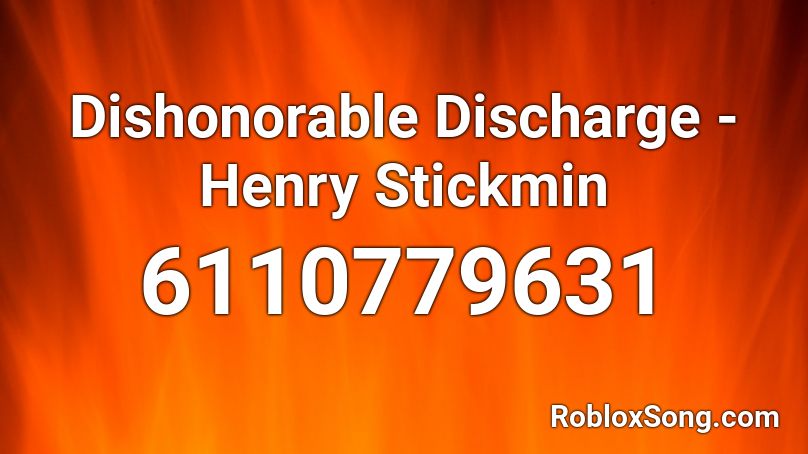 Dishonorable Discharge - Henry Stickmin Roblox ID