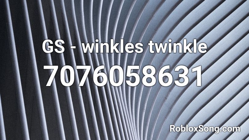 GS - winkles twinkle Roblox ID
