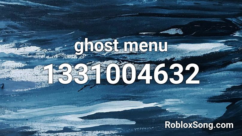 ghost menu Roblox ID