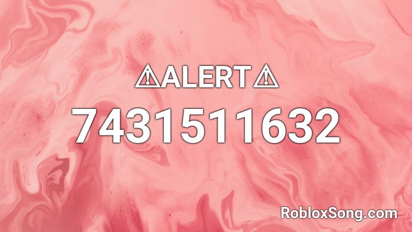 ⚠️ALERT⚠️ Roblox ID