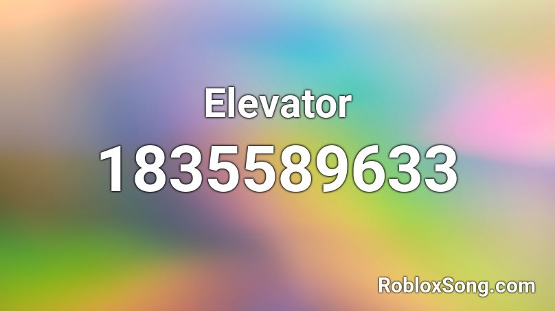 Elevator Roblox ID