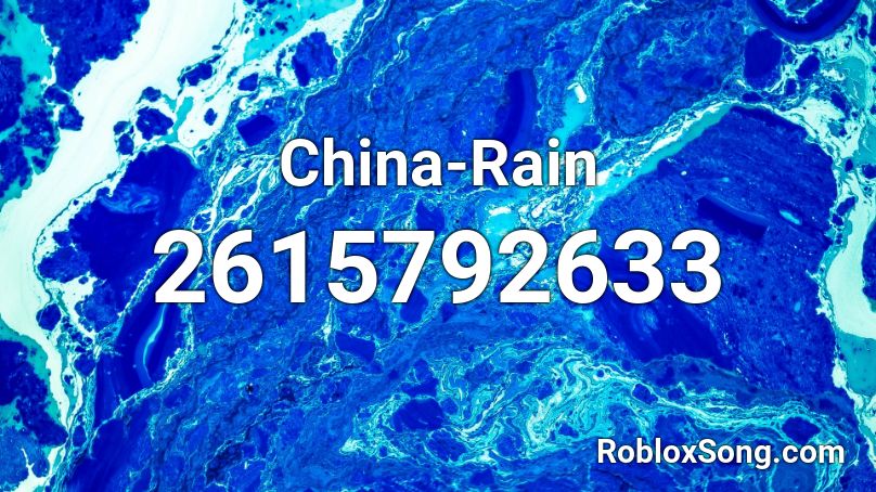 China-Rain Roblox ID