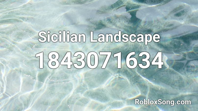 Sicilian Landscape Roblox ID