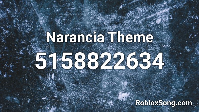 Narancia Theme Roblox ID