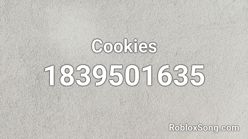 Cookies Roblox ID