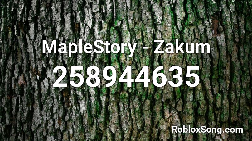 MapleStory - Zakum Roblox ID