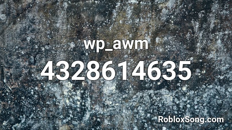 wp_awm Roblox ID