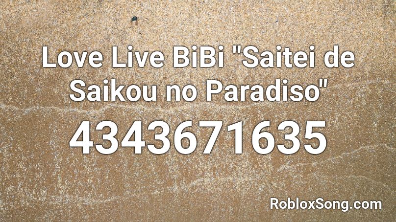 Love Live BiBi 