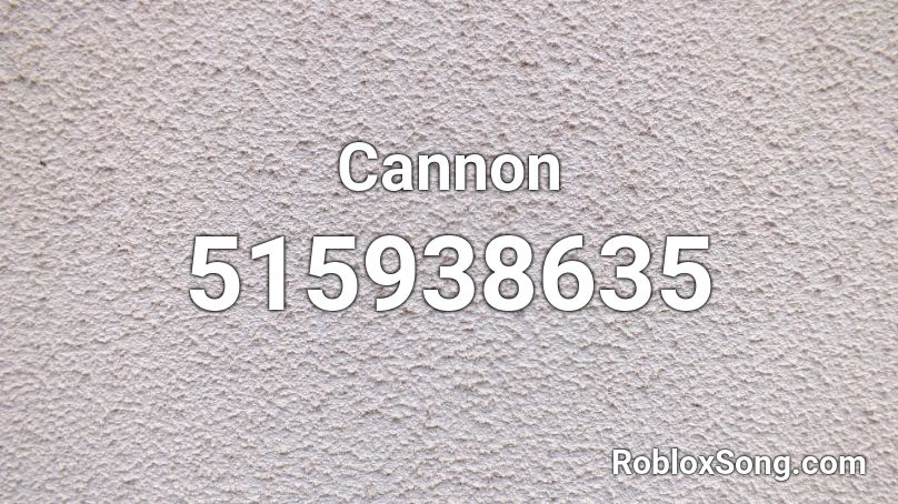 Cannon Roblox ID
