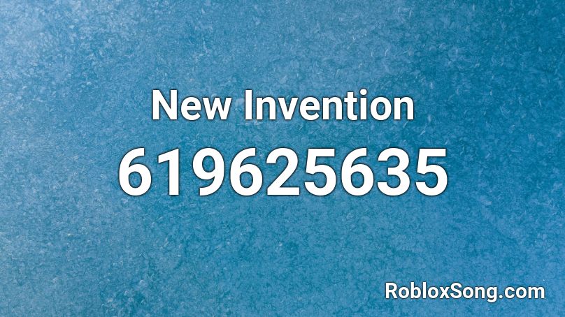New Invention Roblox ID