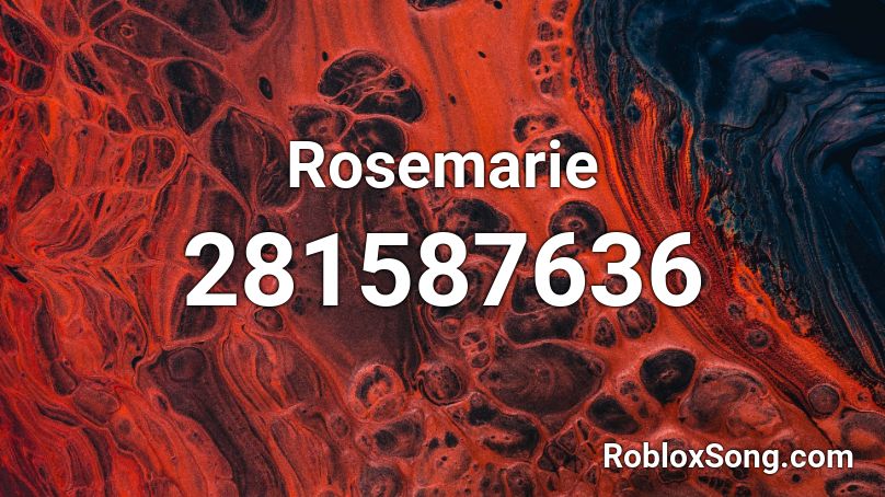 Rosemarie Roblox ID