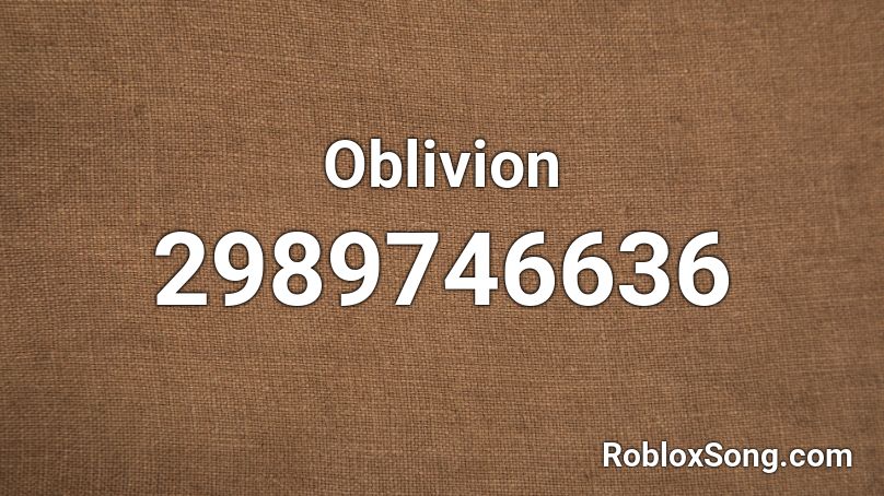 Oblivion Roblox ID