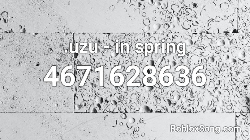 Uzu In Spring Roblox Id Roblox Music Codes - shilo playing roblox