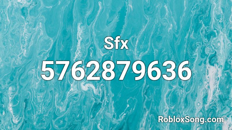 Sfx Roblox ID