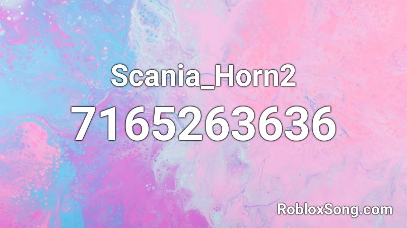 Scania_Horn2 Roblox ID