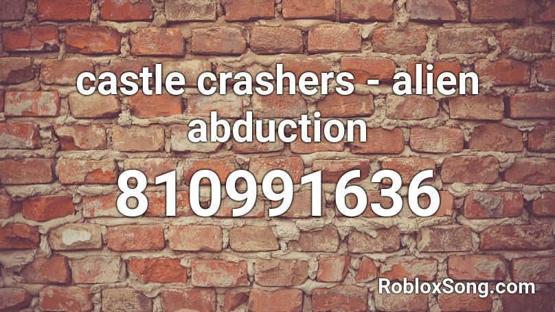 castle crashers - alien abduction Roblox ID