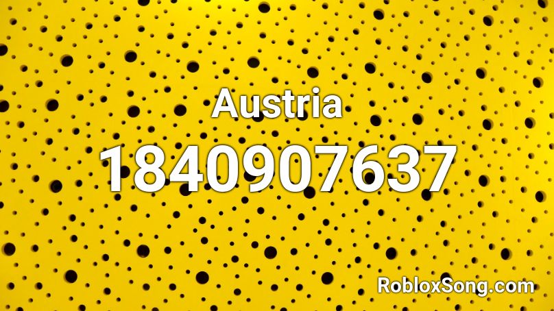Austria Roblox ID