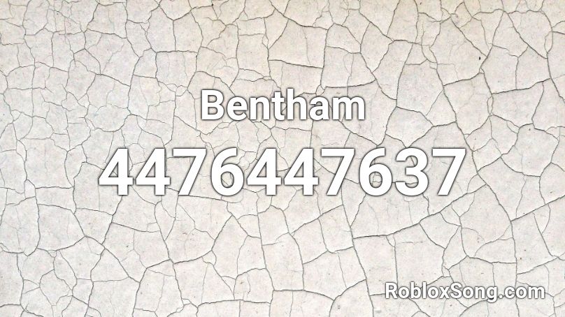 Bentham Roblox ID