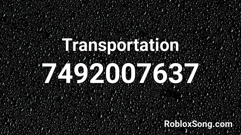 Transportation Roblox ID