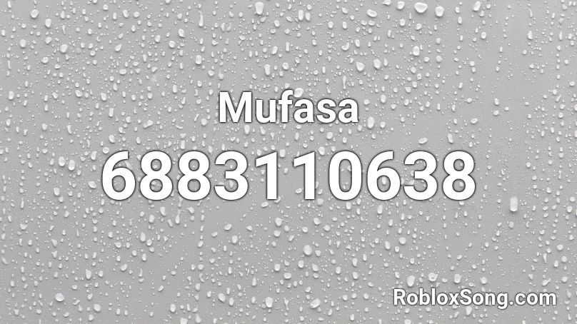 Mufasa Roblox ID