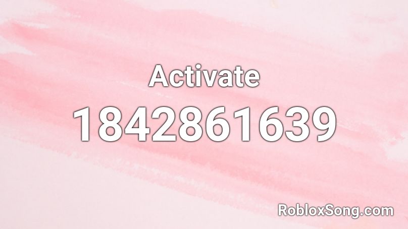 Activate Roblox ID