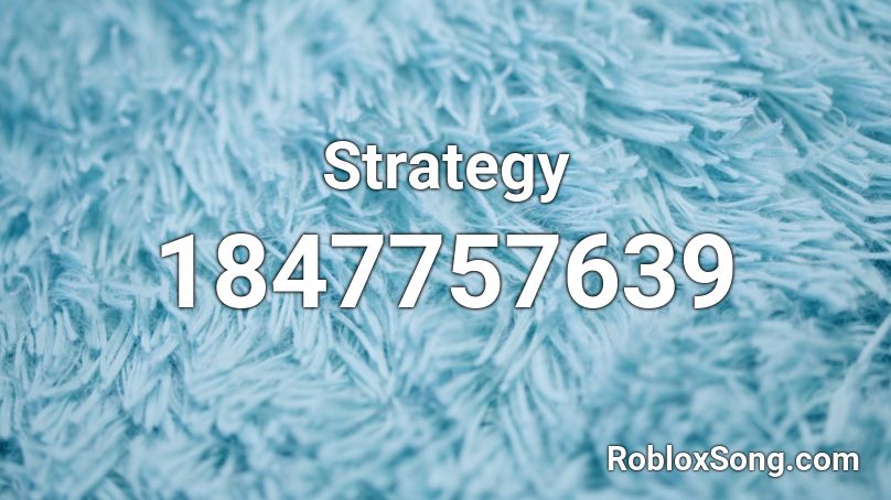 Strategy Roblox ID