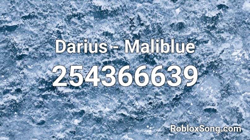 Darius - Maliblue Roblox ID